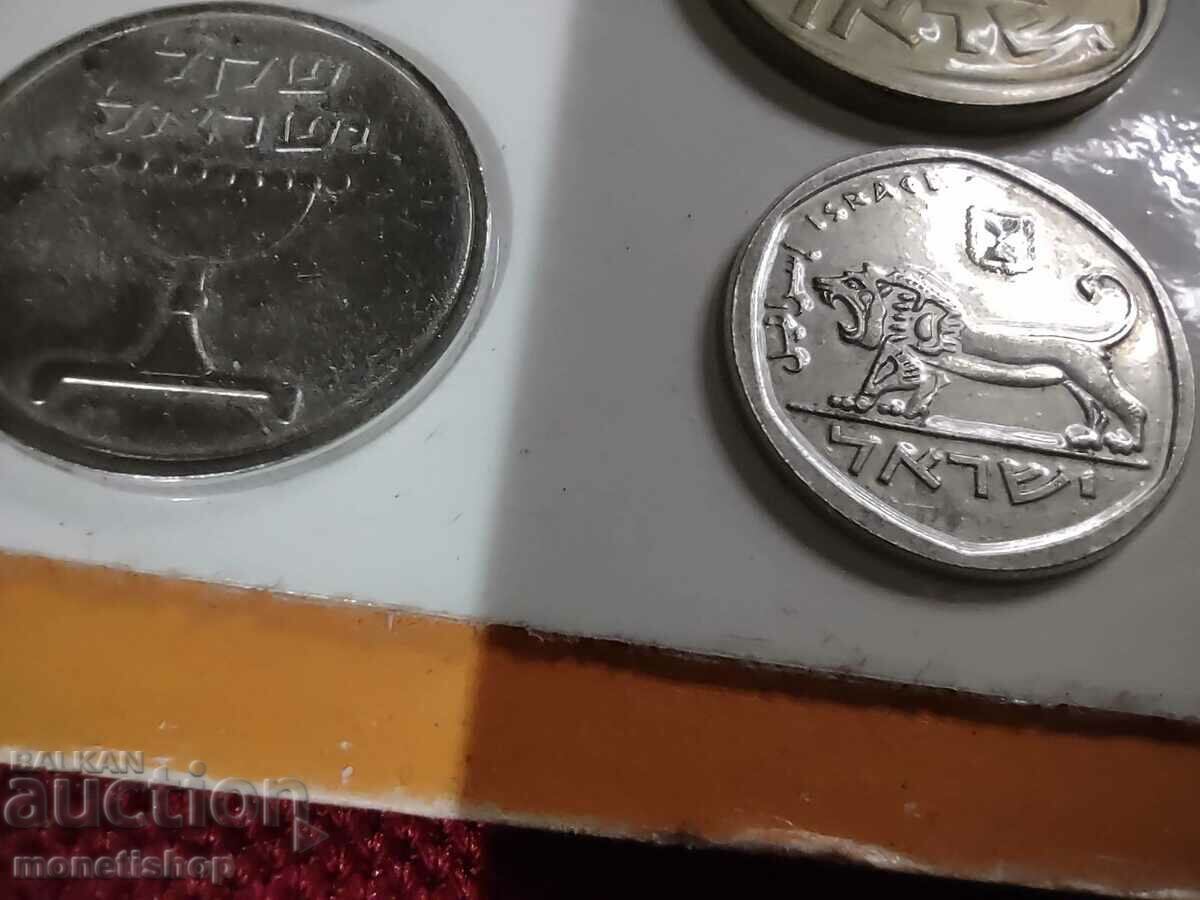 Auction  Israel coins and banknote set