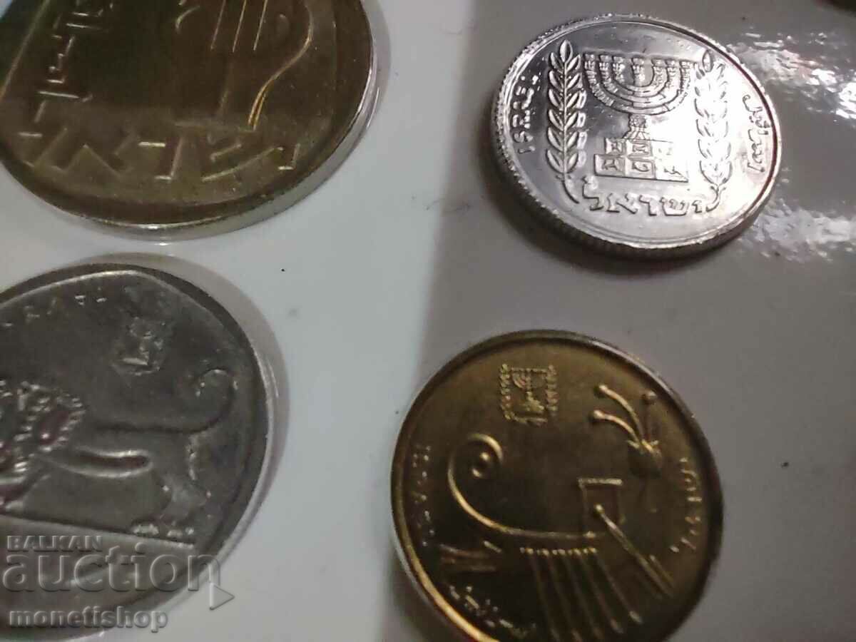 Israel coins and banknote set - 5