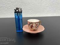 Miniature porcelain coffee cup. #5605