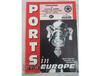 Program de fotbal - Portadown - CSKA 1999