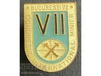 37676 Румъния знак Международен конгрес на миньорите Букурещ