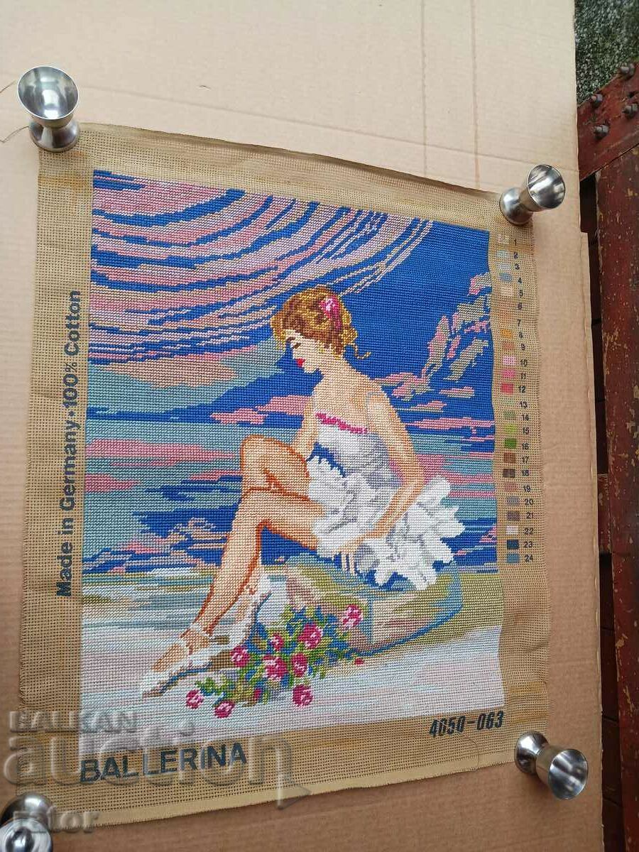 Large sewn tapestry BALLERINA - Germany