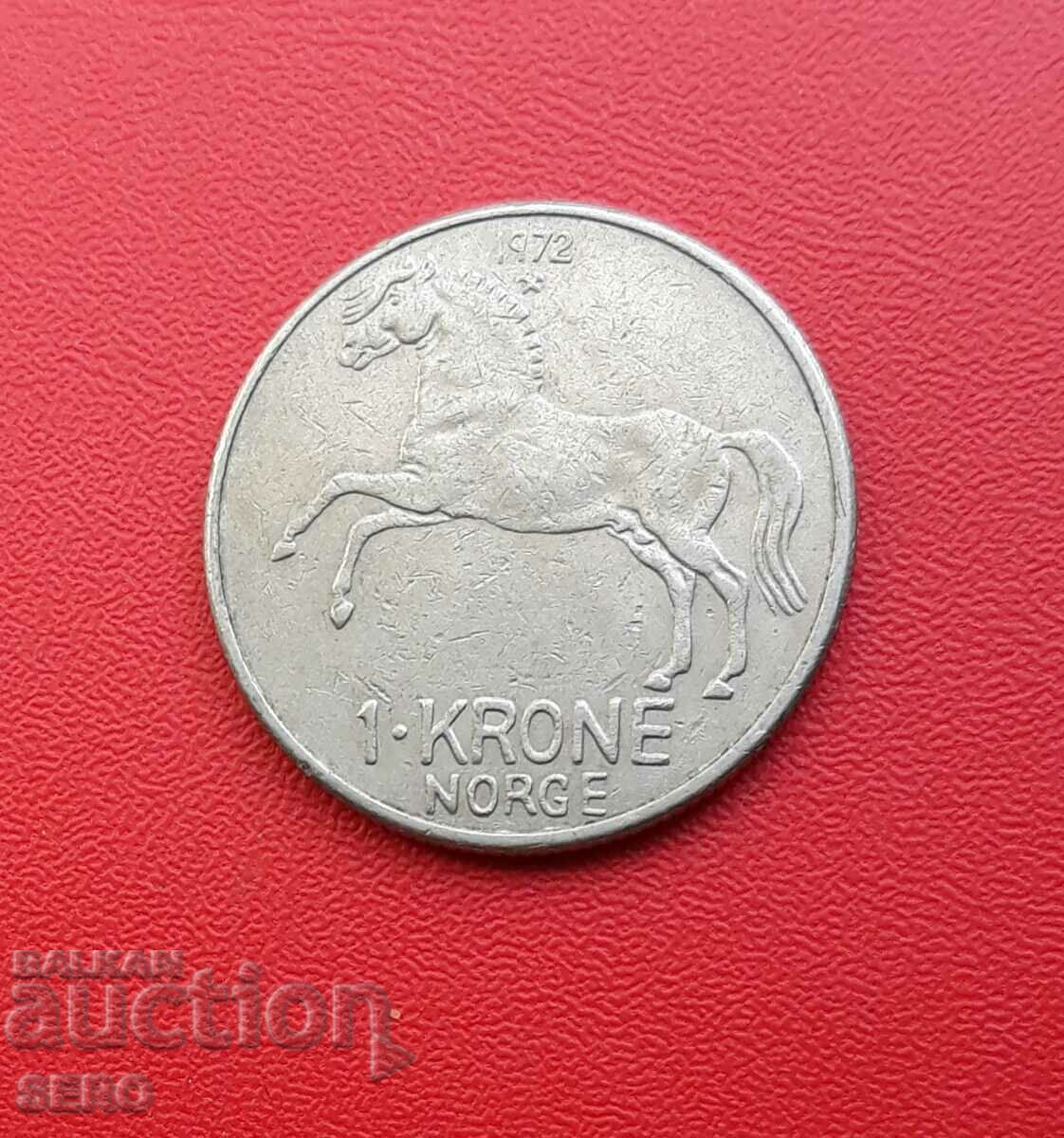 Norway-1 kroner 1972