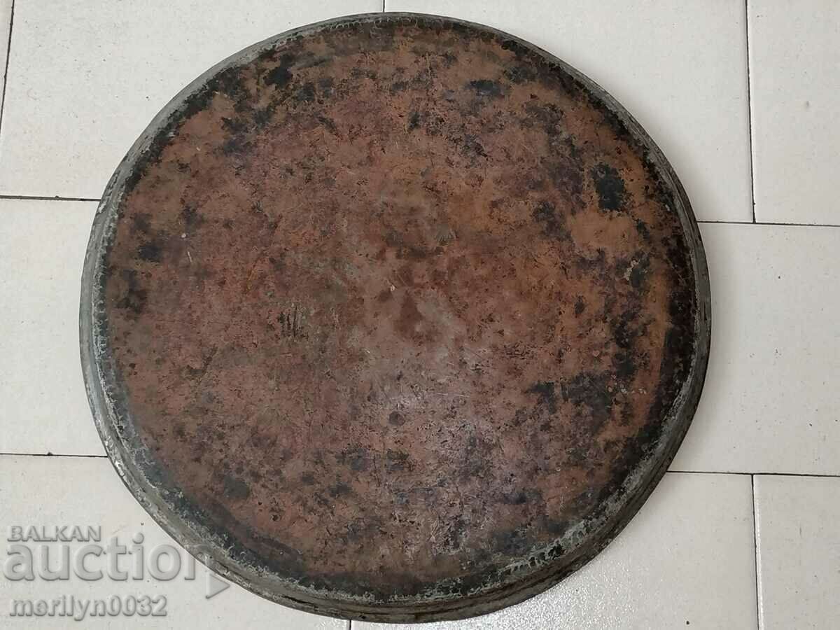 Auction Tinned pie pan 1883 casserole copper copper dish Auction Tinned pie pan 1883 casserole copper copper dish