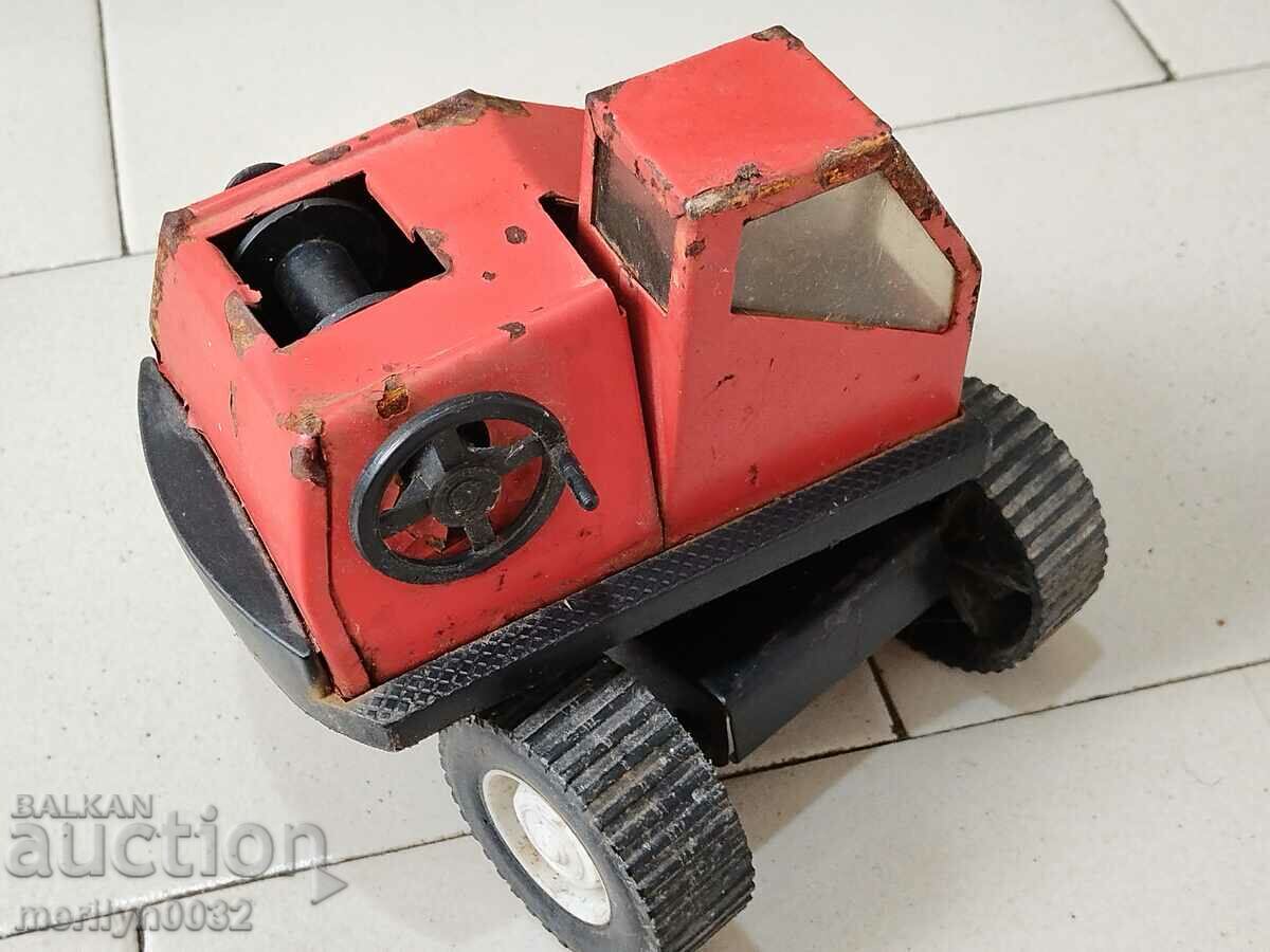Children's toy excavator metal and plastic 70s NRB with price 35.00 BGN | € 17.90 Children's toy excavator metal and plastic 70s NRB with price 35.00 BGN | € 17.90
