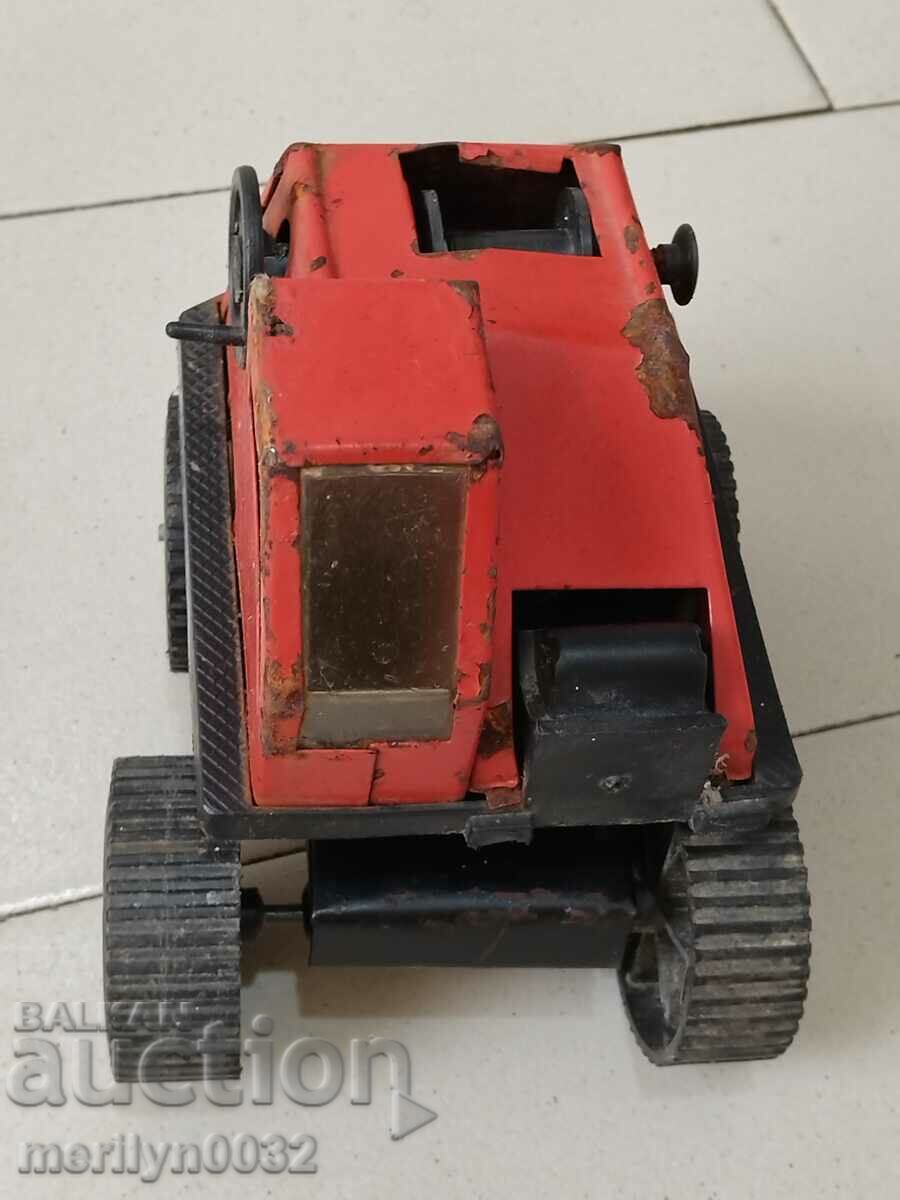 Auction Children's toy excavator metal and plastic 70s NRB Auction Children's toy excavator metal and plastic 70s NRB