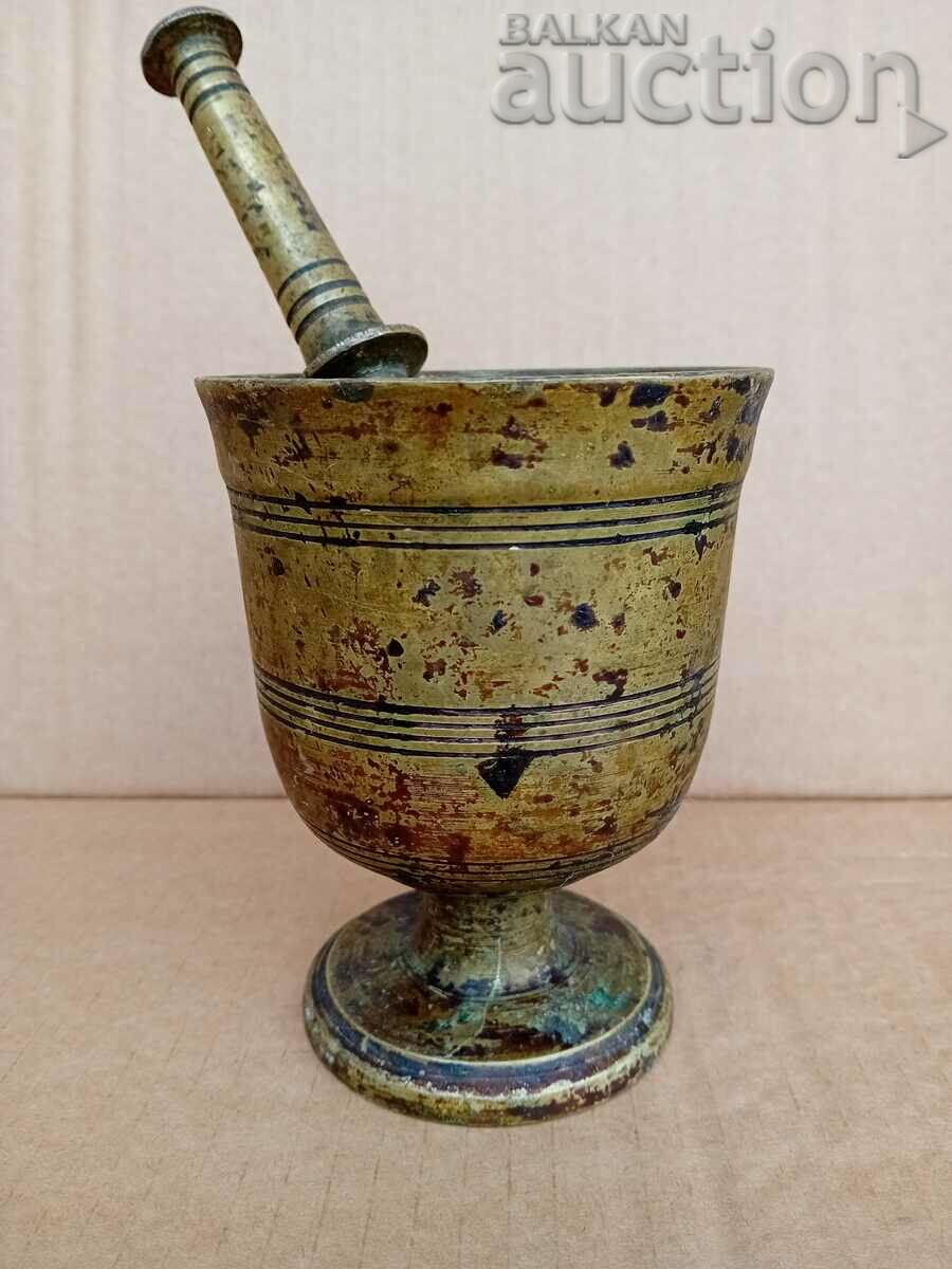 Licitație Mortar și pistil din bronz antic Licitație Mortar și pistil din bronz antic