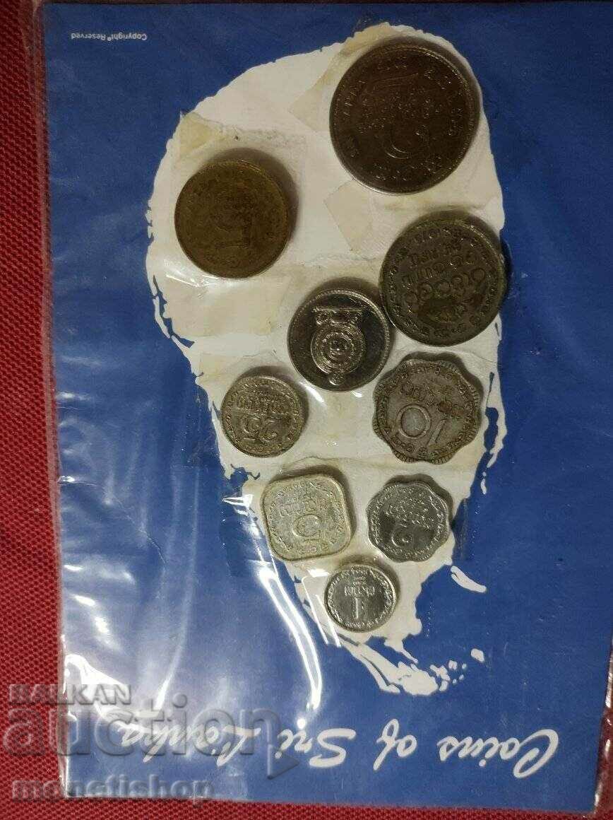 Auction  Sri Lanka coin set