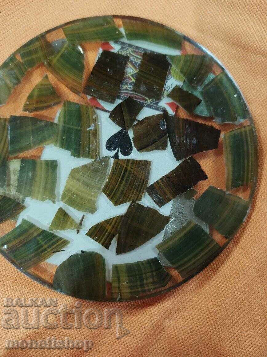 Plaque - a panel of coins and mother-of-pearl from the Dominican Republic - 7 Plaque - a panel of coins and mother-of-pearl from the Dominican Republic - 7