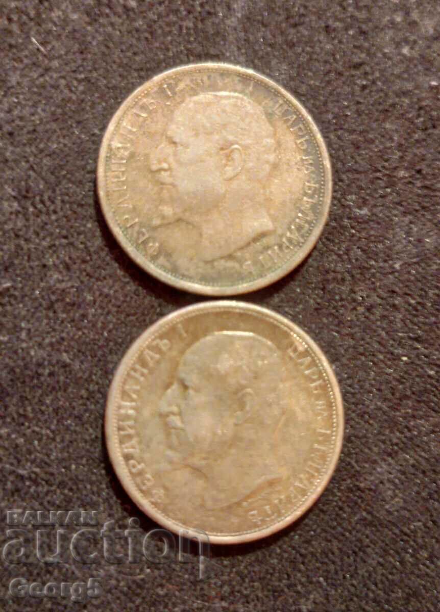 Auction 50 cents 1912 and 1913 Auction 50 cents 1912 and 1913