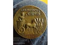 Медал-токен- жетон с ликът на Германик- 1906г.