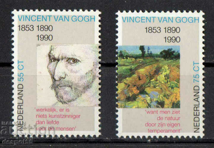 1990. Olanda. 100 de ani de la moartea lui Vincent van Gogh.