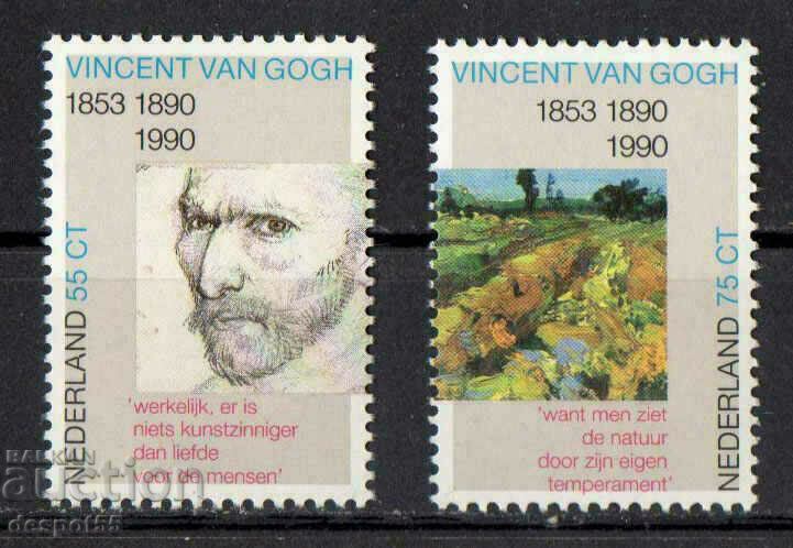 1990. Olanda. 100 de ani de la moartea lui Vincent van Gogh.