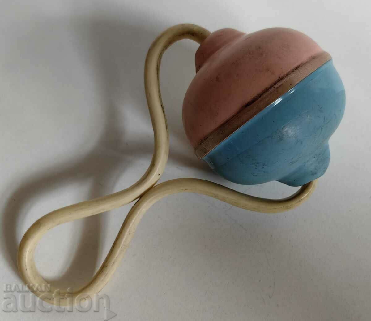 100 YEAR OLD CELLULOID BABY RATTLE