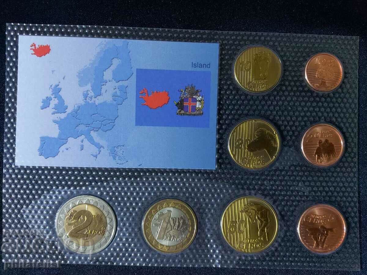 Auction Trial Euro set - Iceland 2004 - 8 coins Auction Trial Euro set - Iceland 2004 - 8 coins