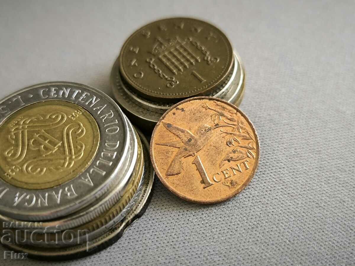 Монета - Тринидад и Тобаго - 1 цент | 1989г.