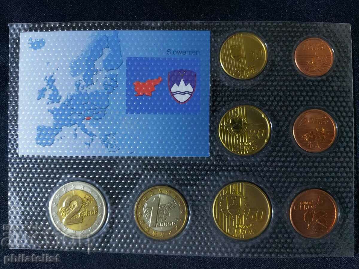 Auction  Trial Euro Set - Slovenia 2006, 8 coins