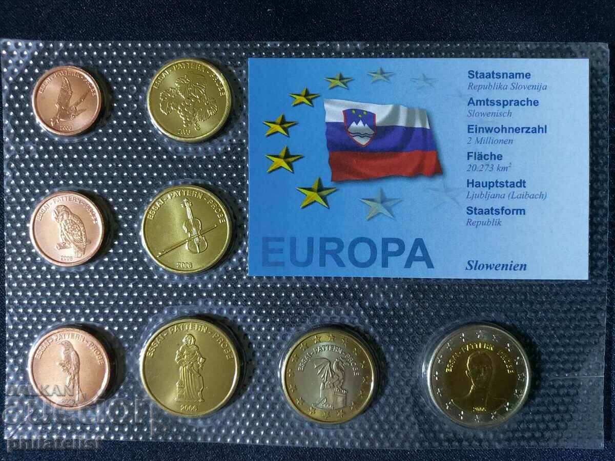 Trial Euro Set - Slovenia 2006, 8 monede