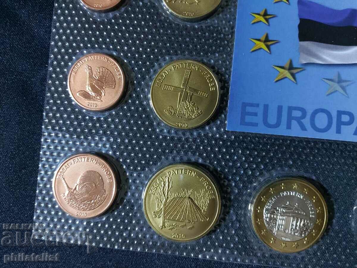 Trial Euro Set - Estonia 2010, 8 coins with price 22.00 BGN | € 11.25 Trial Euro Set - Estonia 2010, 8 coins with price 22.00 BGN | € 11.25