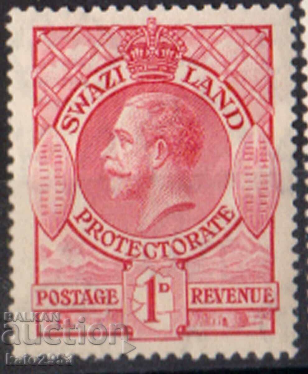 GB/Swaziland-1933-KG V-Regular,MLH