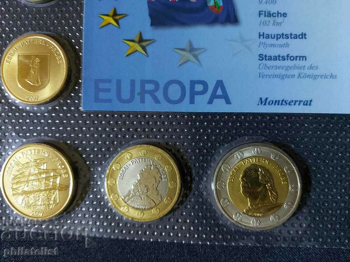 Trial Euro set - Montserrat 2007, 8 coins with price 22.00 BGN | € 11.25 Trial Euro set - Montserrat 2007, 8 coins with price 22.00 BGN | € 11.25