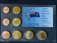 Δοκιμαστικό σετ ευρώ - Μοντσερράτ 2007, 8 νομίσματα