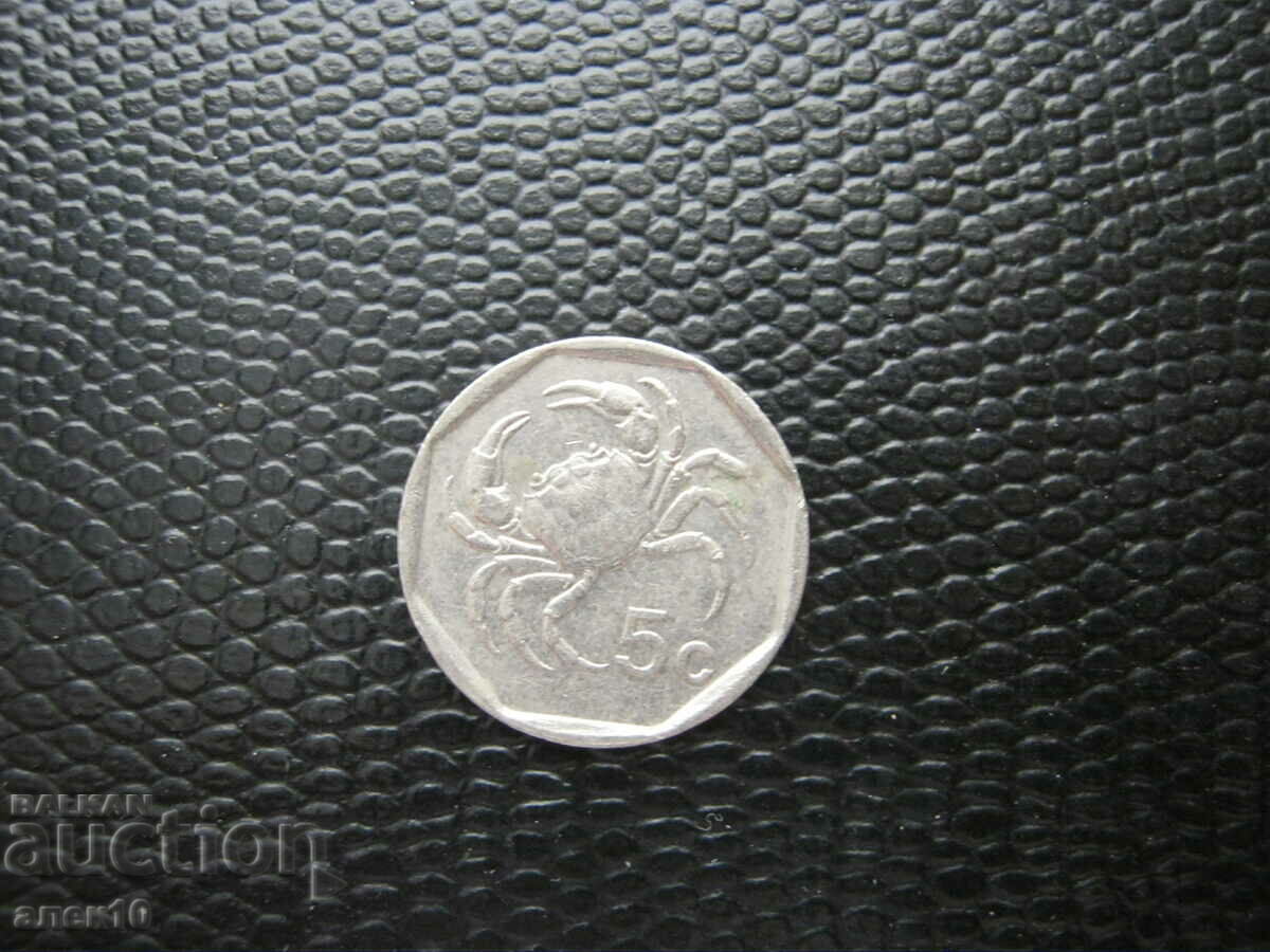 Малта  5  цент   1995