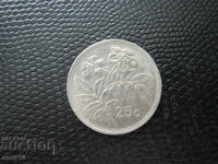 Малта  25  цент   1991