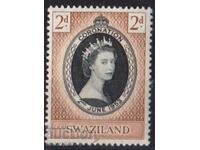 GB/Swaziland-1953-QE I-Coronation,MLH