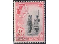 GB/Swaziland-1956-QE II-Редовна-местно семейство,MLH