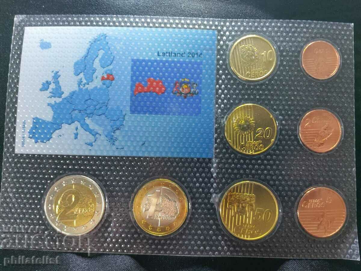 Trial Euro Set - Latvia 2014 with price 22.00 BGN | € 11.25 Trial Euro Set - Latvia 2014 with price 22.00 BGN | € 11.25