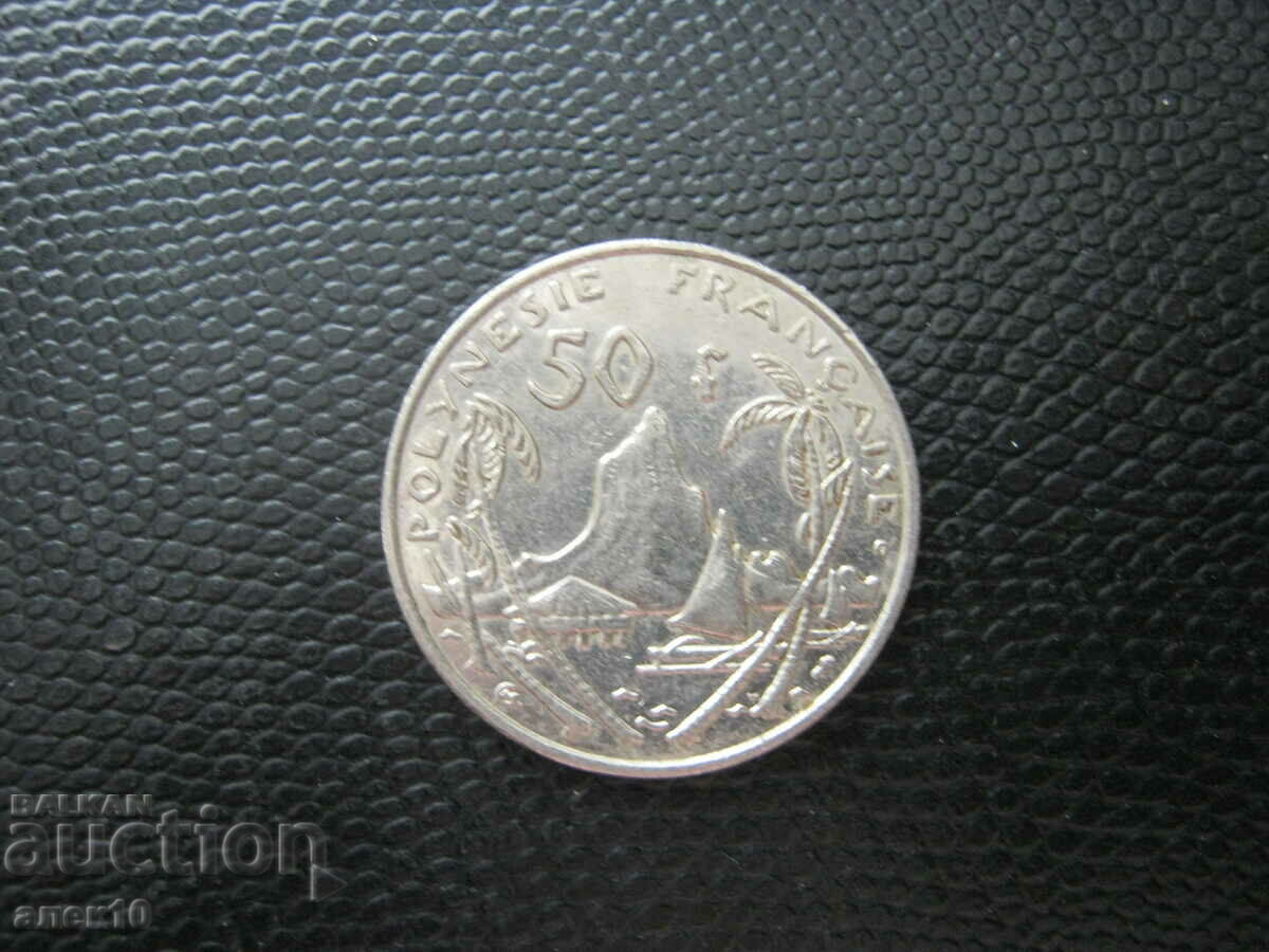 pr. Polinezia 50 de franci 2001