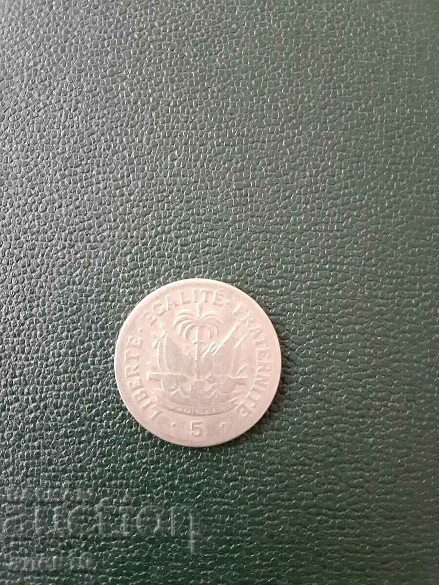 Haiti 5 centimes 1953