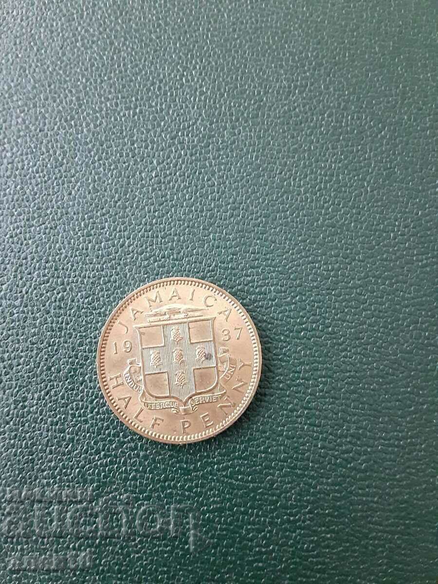 Jamaica 1/2 penny 1937
