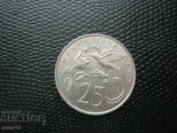 Jamaica 25 cents 1986
