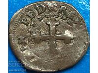 Савой 3 денара 1635 Италия Виктор Амедей медна монета