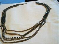 old beautiful necklace gold plated for costume,,,,,,,