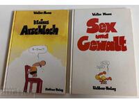 TWO GERMAN COMIC BOOK MAGAZINE BOOKS