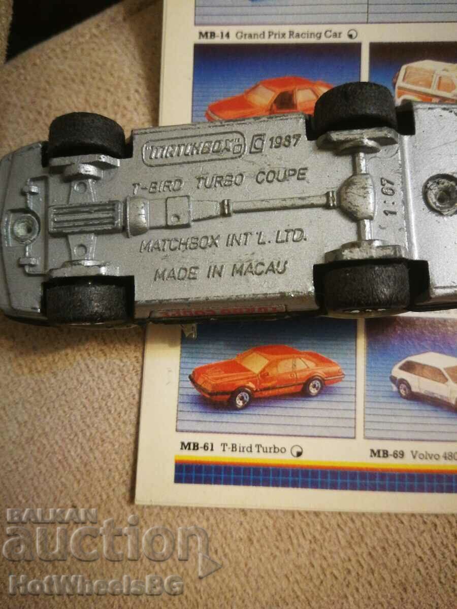 -Matchbox No. MB-61 T-Bird Turbo coupe - 7 -Matchbox No. MB-61 T-Bird Turbo coupe - 7