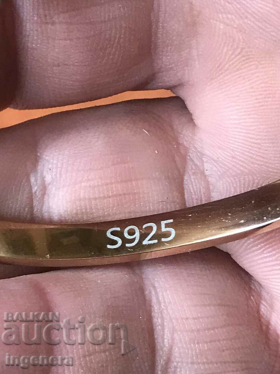 Auction BRACELET SILVER SILVER SAMPLE 925 GOLD PLATED Auction BRACELET SILVER SILVER SAMPLE 925 GOLD PLATED