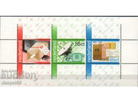 1981. The Netherlands. 100 years of post and telegraph. Block.