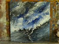 Oil painting - Seascape - In the storm 20/20
