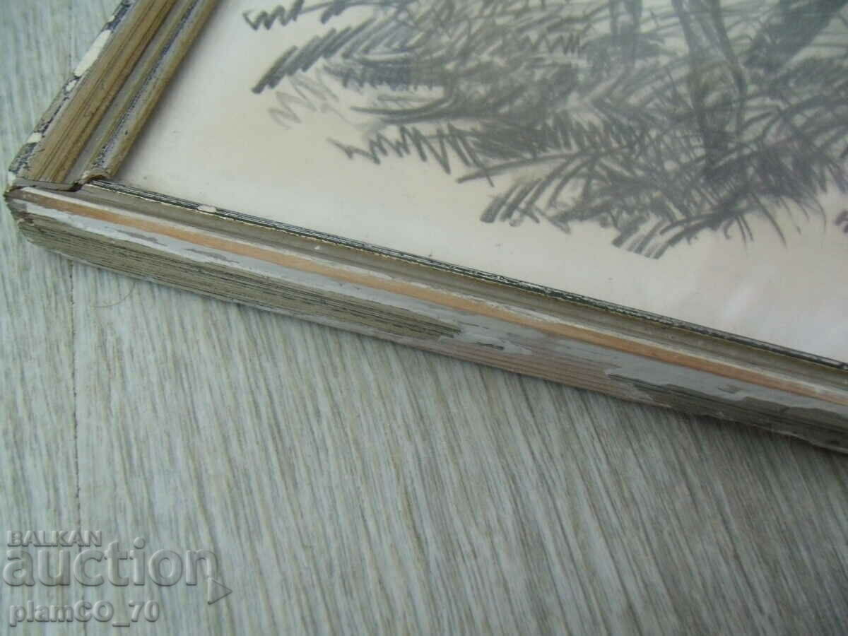 No.*7618 παλιά εικόνα / γραφικό - με ξύλινο πλαίσιο - 5 No.*7618 παλιά εικόνα / γραφικό - με ξύλινο πλαίσιο - 5