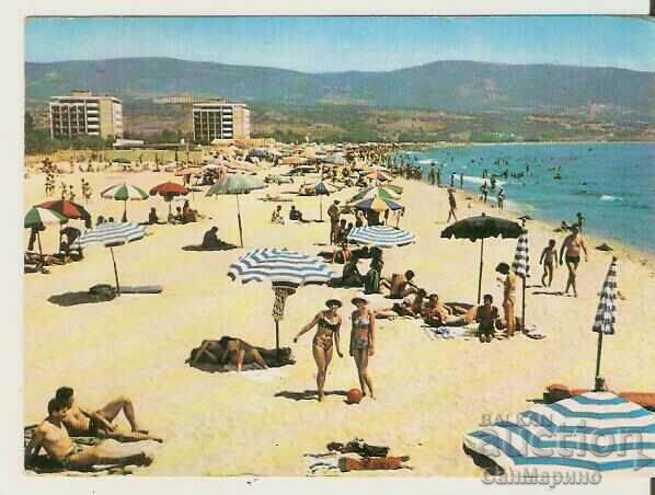 Κάρτα Bulgaria Sunny Beach The beach 14 **