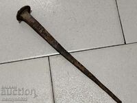 Old wrought iron nail wrought iron wedge large nail