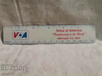 PVC ruler. USA