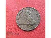 Belgium-2 cents 1912
