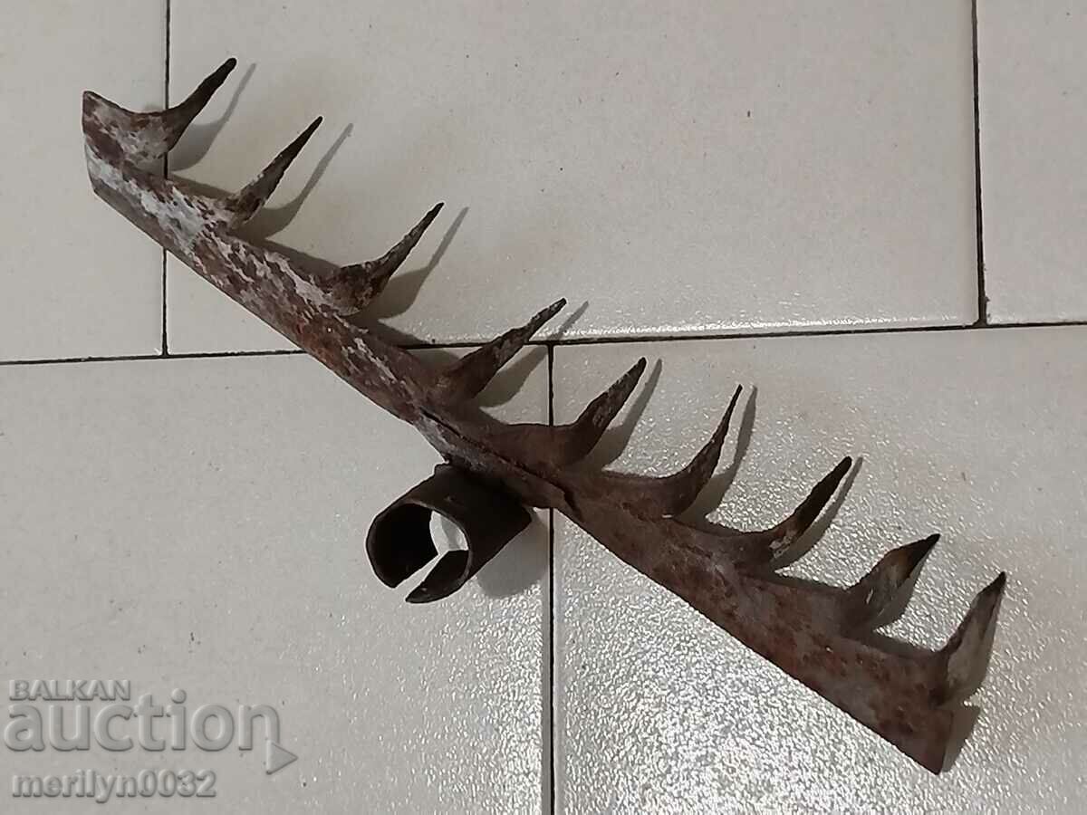 Hand-forged grappa rake wrought iron agricultural tool with price 39.00 BGN | € 19.94
