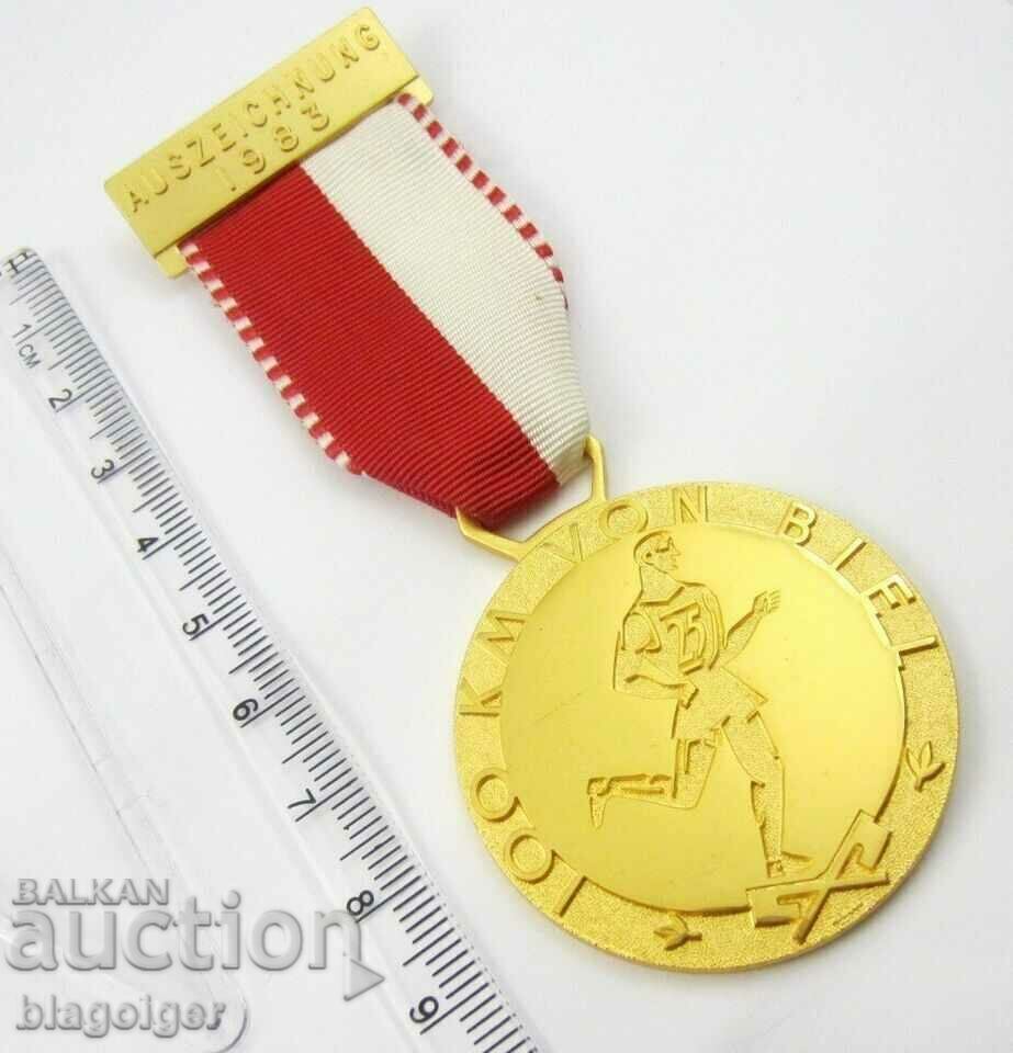 Auction  LOT 2 MEDALS-GERMANY-PRIZE MEDALS-ULTRAMARATHON