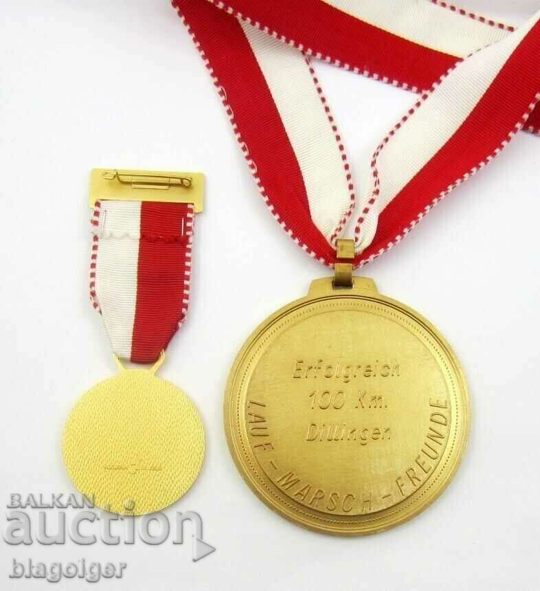 LOT 2 MEDALS-GERMANY-PRIZE MEDALS-ULTRAMARATHON - 5